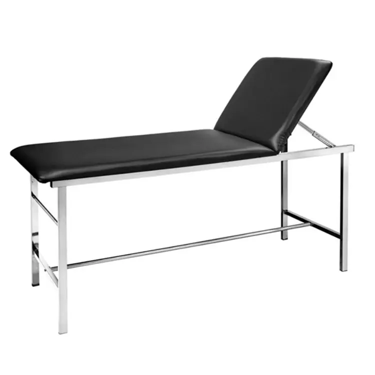 臨床検査のための病院の家具の背部調節可能なステンレス鋼のチェッククリニックベッド