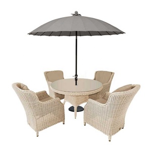 Ensemble <span class=keywords><strong>de</strong></span> mobilier <span class=keywords><strong>de</strong></span> patio <span class=keywords><strong>en</strong></span> <span class=keywords><strong>rotin</strong></span> pour conversation <span class=keywords><strong>en</strong></span> extérieur, mobilier <span class=keywords><strong>en</strong></span> osier <span class=keywords><strong>de</strong></span> <span class=keywords><strong>rotin</strong></span>, ensemble <span class=keywords><strong>de</strong></span> patio extérieur avec parasol, ensembles <span class=keywords><strong>de</strong></span> salle à manger ronds pour patio - Product Image 4
