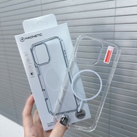 Funda Transparente Magnética de TPU y PC para Teléfono Móvil, Compatible con Carga Inalámbrica, para iPhone 18 17 16 15 14 13 Pro Max