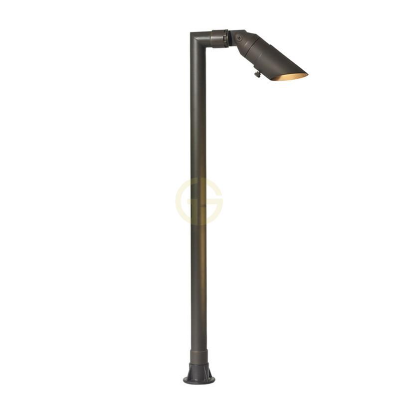 Low Voltage 12V MR11 Right Angle Waterproof Outdoor Brass Landscape Lighting Garden Light Path Light Lawn