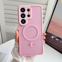 Funda Protectora para Teléfono con Protector de Lente de TPU+PC para Samsung Galaxy S26 S25 Ultra Magnetic S24 A16 A17 A57, Resistente a Impactos, Venta al Por Mayor