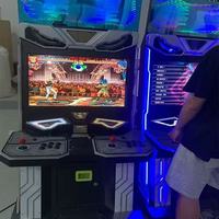 Machine d'arcade de basket-ball de rue et de boxe à monnayeur pour 2 joueurs, borne de jeu vidéo HD, construction métallique, pour version anglaise, garantie 1 an