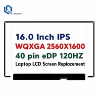 Écran LCD de remplacement pour ordinateur portable Dell Inspiron 16 Plus 7630, panneau d'affichage Grade A+ B160QAN05.0, 16 pouces, WQXGA, 2.5K, 120Hz, 40 broches eDP