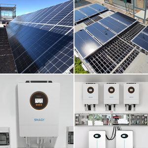 Sistema de Energía Solar SNADI de 10KW, Conjunto Híbrido Completo, Paquete Completo de Energía, Sistema Solar Fuera de la Red de 5KW 15KW ES-IP54, Sistema Completo de 20KW - Product Image 6