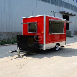 流动食品卡车餐饮饮料卡车快餐供应商拖车出售