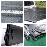Couvre-lit de camion pliant en aluminium 4X4 Tonneau dur à trois volets pour Toyota Hilux Tacoma Silverado Ford F150 Chevrolet Ranger