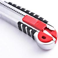 Couteau utilitaire de bricolage en acier inoxydable lame de rasoir rétractable coupe-papier de sécurité livraison directe 5 pièces lames OEM personnalisable