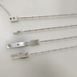 220V 1000W 1500W thạch anh Ống <span class=keywords><strong>Halogen</strong></span> hồng ngoại thực phẩm ấm nhiệt đèn - Product Image 1