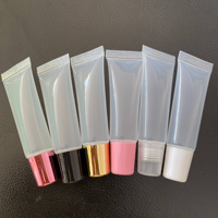 Tube de brillant à lèvres vide de 10 ml avec emballage cosmétique en plastique, brillant à lèvres transparent de 15 ml
