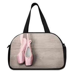 Ballet Design Eco Friendly Travel Carry on Duffle Bag Tote Casual Crossbody Travel Bag Customized