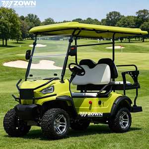 Voiturette de golf électrique certifiée CE, 6 places, 48V, série de vente mobile en métal, édition limitée, autonomie 90 km, vitesse 30-50 km/h - Product Image 1