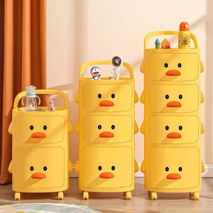 Trẻ em 'cạnh giường ngủ lưu trữ giá với nhiều lớp nhựa ngăn kéo phòng khách tổ chức tủ cho đồ ăn nhẹ Đồ chơi thực phẩm lưu trữ - Product Image 3