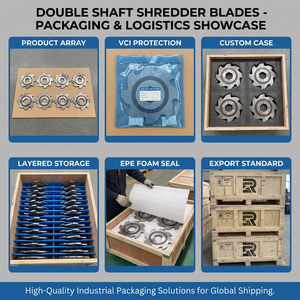 Lames et <span class=keywords><strong>couteaux</strong></span> de broyeur à double arbre Sharp Factory Direct, haute dureté, résistants à l'usure, pour le recyclage du plastique et du caoutchouc - Product Image 5