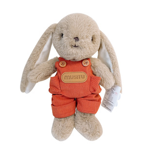 Peluche Lapin <span class=keywords><strong>Annie</strong></span> Mousse, Poupée Lapin aux Longues Oreilles, Rembourrée en Coton PP, Compagnon Réconfortant, Cadeau - Product Image 1