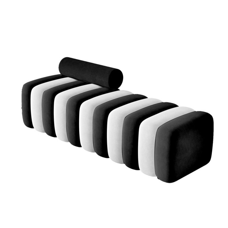 Griglia in bianco e nero, larghezza standard 45 cm