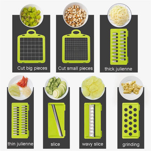 Máquina Ralladora de verduras de acero inoxidable, asistente de rebanadas de alimentos, cortador de cubitos de patatas fritas y patatas para hacer patatas fritas - Product Image 3