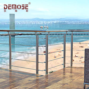 Design contemporaneo in acciaio Inox 304 (SS304) ringhiere per balcone Inox Guard rail & balaustre in acciaio Inox asta ringhiera - Product Image 6