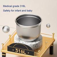 Gobelet d'apprentissage Jaybaby en acier inoxydable 316L avec paille pour enfants – Vente en gros