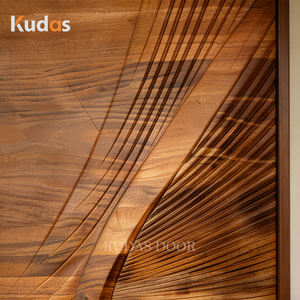 <span class=keywords><strong>Porte</strong></span> d'entrée <span class=keywords><strong>blindée</strong></span> de luxe en bois massif, design moderne, pour extérieur, haute sécurité, anti-effraction - Product Image 3