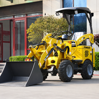 400kg Kompaktlader Benzinbetriebener Mini-Radlader für Hof- und Materialhandhabung