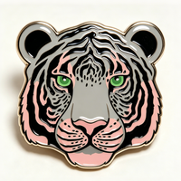 Broche en émail personnalisée avec logo, badge en métal pour femmes, cadeau promotionnel pour événement, broche en émail sur mesure