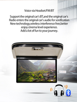 Monitor de Techo para Automóvil con Pantalla Táctil IPS de 15.6 Pulgadas y Android 11, para Autos/Autobuses/Embarcaciones, 1 Año de Garantía, Precio Bajo