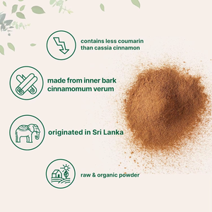 Canela de Ceilán Orgánica en Polvo, 2 Libras, Sabor Dulce y Terroso, Suplemento Dietético para Hornear, Cocinar y Bebidas, Sin OMG, Suministro <span class=keywords><strong>a</strong></span> Granel - Product Image 5