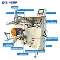 Machine d'impression rotative haute performance facile à utiliser pour l'impression sur seaux en plastique, bidons de peinture et boîtes métalliques