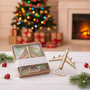 Décapsuleur d'aviation en métal, logo personnalisable, boîte <span class=keywords><strong>cadeau</strong></span> <span class=keywords><strong>de</strong></span> mariage, décapsuleur <span class=keywords><strong>de</strong></span> bière en alliage <span class=keywords><strong>de</strong></span> zinc doré, souvenir <span class=keywords><strong>de</strong></span> fête <span class=keywords><strong>pour</strong></span> invités - Product Image 2