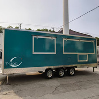 Cuisine mobile, remorques alimentaires entièrement équipées, camions de restauration rapide mobiles avec cuisine complète à vendre