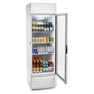 冰箱透明玻璃门展示冰箱超市12.5铜英尺冷饮冰箱展示