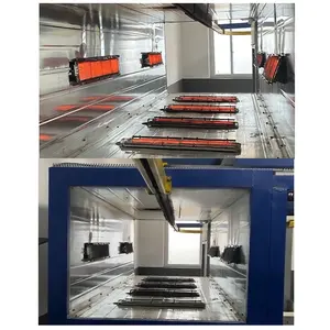 Gas infrared heating powder coating curing oven