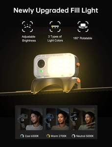 Nuovo Stabilizzatore Gimbal Pieghevole per Telefono Hohem ISteady V3 con Telecomando, Tracciamento Facciale AI, Stabilizzatore Gimbal a 3 Assi con Luce di Riempimento - Product Image 4