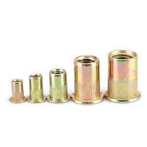 Wanqian Fasteners Carbon Steel Flat Head Rivet Nuts M3 M12 Zinc Plated Countersunk Head With Washer - Product Image 5