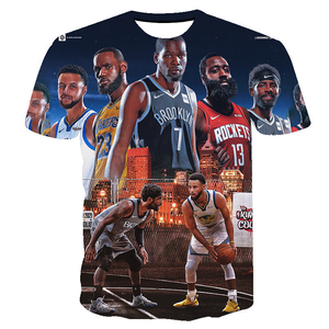 Livraison gratuite, <span class=keywords><strong>t</strong></span>-shirts à manches courtes pour hommes et femmes, impression numérique, fans de basket-ball décontractés, Golden State Warrior <span class=keywords><strong>Stephen</strong></span> <span class=keywords><strong>Curry</strong></span> 30 - Product Image 5