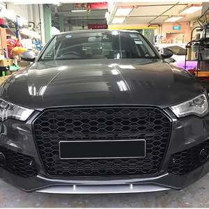 Pare-chocs avant pour <span class=keywords><strong>Audi</strong></span> A6 S6 C7, kits de carrosserie avec calandre avant noire pour <span class=keywords><strong>Audi</strong></span> A6 S6 C7 2012-2015, mise à niveau style RS6 - Product Image 4