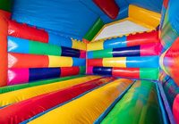 Château gonflable commercial combiné avec souffleur, blocs géants, château gonflable en forme de A, Super Bloc