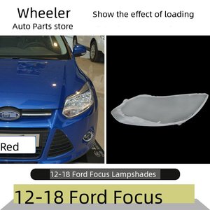 Cubierta de Lente de Faro para <span class=keywords><strong>Ford</strong></span> <span class=keywords><strong>Focus</strong></span> 2012-2014, Carcasa de Faro Transparente, Lente Transparente para Reemplazo de Faro LED <span class=keywords><strong>Focus</strong></span> Mk3 - Product Image 2