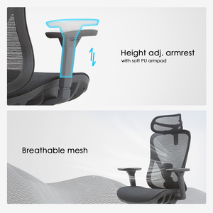 Sillas de oficina reclinechair hiện đại thoải mái Ergonomic chất lượng ghế văn phòng đầy đủ lưới ghế cho thiết bị văn phòng - Product Image 4
