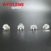 Lentille de focalisation LED D8-7.7mm 2835, lentille PC, lentille TIR
