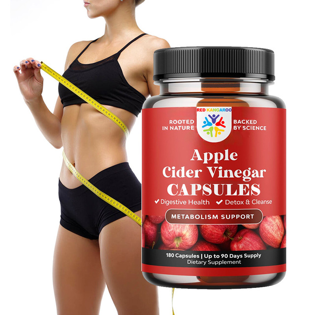 OEM Natural Apple Cider Vinegar Capsule 1000mg Apple Cider Vinegar Capsules Slimming Capsule Supplements