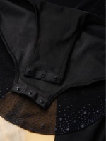 Robe de spectacle pour filles de 6 à 16 ans, vêtements de danse, gymnastique, patinage artistique, avec culotte intégrée pour les spectacles de danse