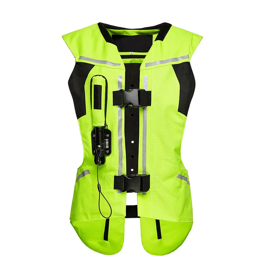 Nieuwe Hot Seal Reflecterende Geavanceerde Airbagsysteem Beschermende Kleding Motorfiets Airbag Vest Jas