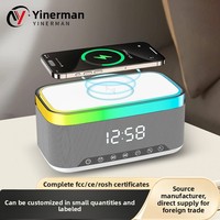 Nouveau haut-parleur intelligent A911 pour V5.3, chargeur sans fil créatif de bureau, réveil à induction de chevet, audio