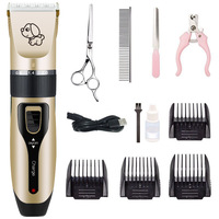 Kit de Toilettage pour Animaux de Compagnie, Tondeuse Électrique Multifonctionnelle à Faible Bruit pour Chiens et Chats