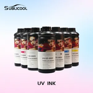 Subilicool 1000ml UV lớp phủ UV mồi mực cho Acrylic kim loại thủy tinh gốm trước khi in UV mực mồi