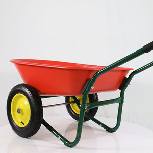 Chariot de chantier à deux roues WB4511P, chariot robuste <span class=keywords><strong>pour</strong></span> les constructeurs, capacité de charge de 150 kg, <span class=keywords><strong>pour</strong></span> travaux agricoles, aménagement paysager et chantiers de construction - Product Image 2