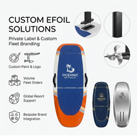 Nouvelle version améliorée : Planche électrique Efoil 8KW en fibre de carbone, 45 km/h, avec hélice robuste en alliage d'aluminium pour les eaux océaniques, SUP tout-terrain