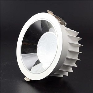 Downlight LED Empotrable de Aluminio Negro, 4100K Blanco Neutro, CA 220V, Iluminación Interior Comercial, 50000 Horas de Vida Útil, CRI 90 - Product Image 2