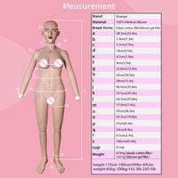 Combinaison intégrale homme-femme très vendue pour travestissement, avec fesses et vagin artificiels, et seins artificiels, pour travestis et transgenres.